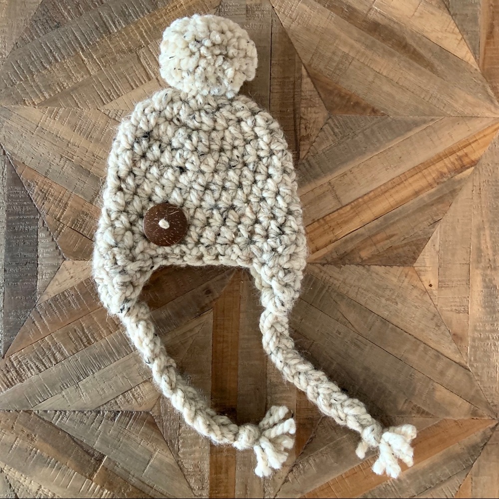 Handmade crochet toque